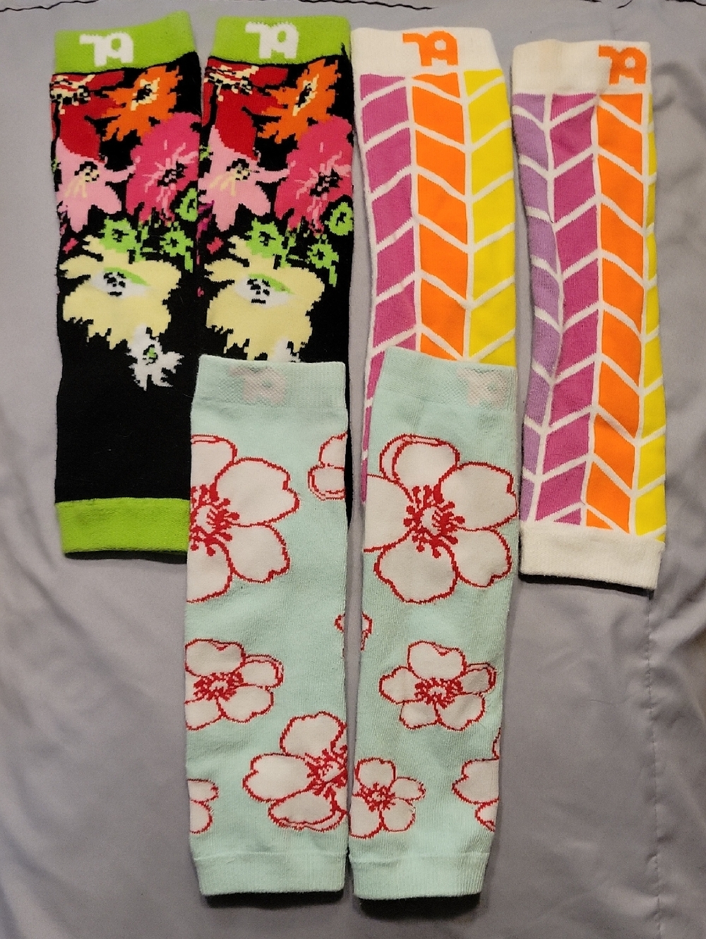 Baby Leg Floral & Chevron Infant Leg Warmers